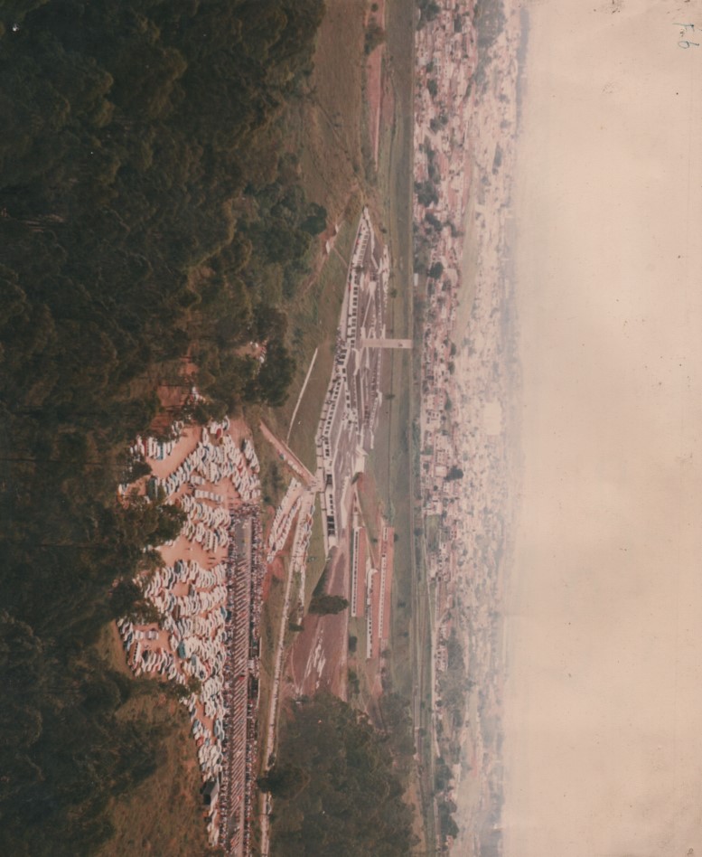 Vista aérea de formatura no JMS